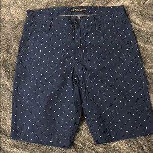 U.S. Polo Assn. Navy Shorts with White Dots